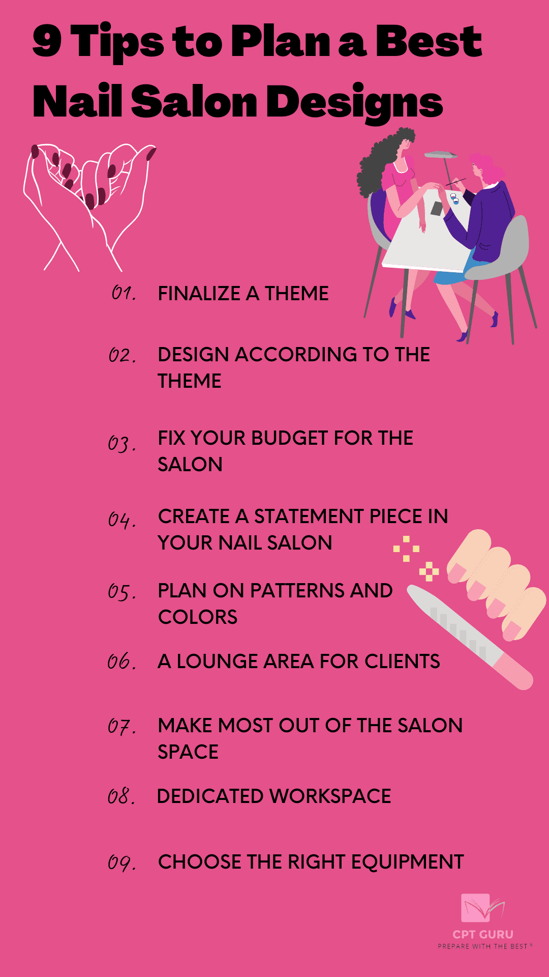 9 Tips to Plan a Best Nail Salon Designs