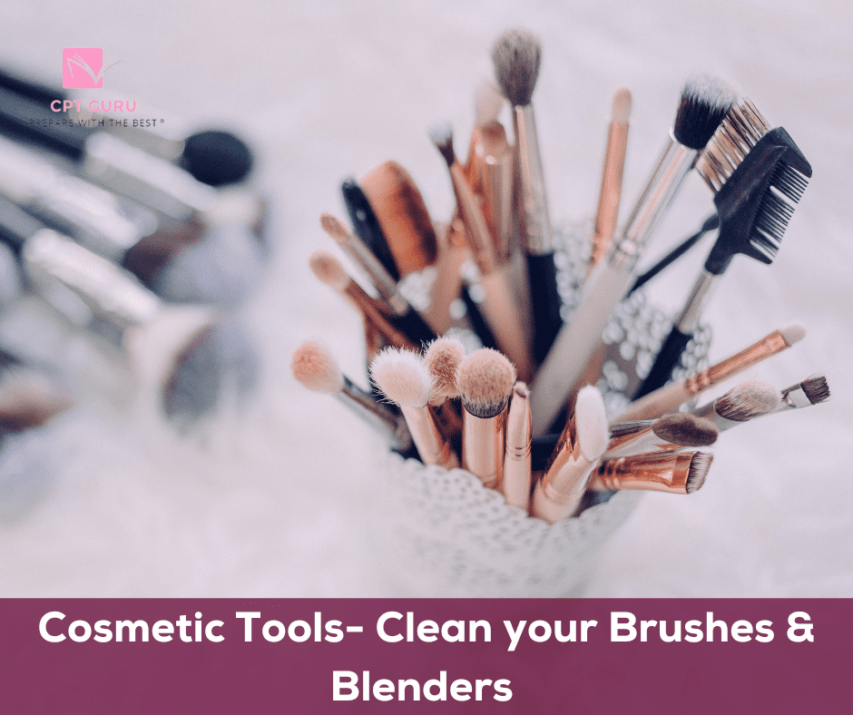 Cosmetic tools- Keep your brushes clean