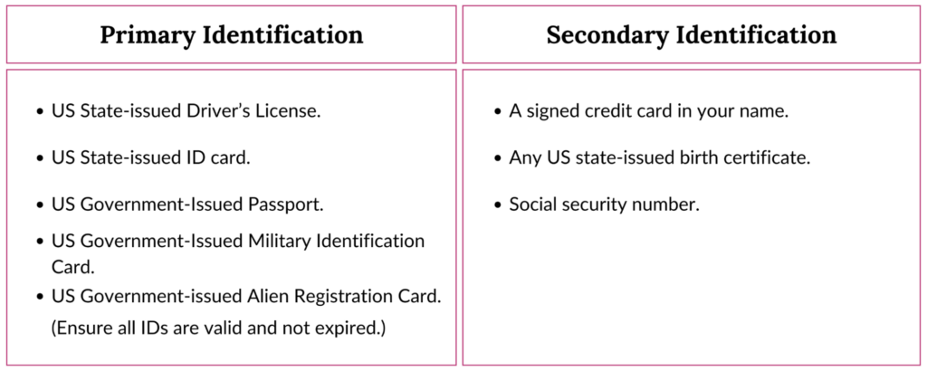 Utah Cosmetology Exam Required IDs