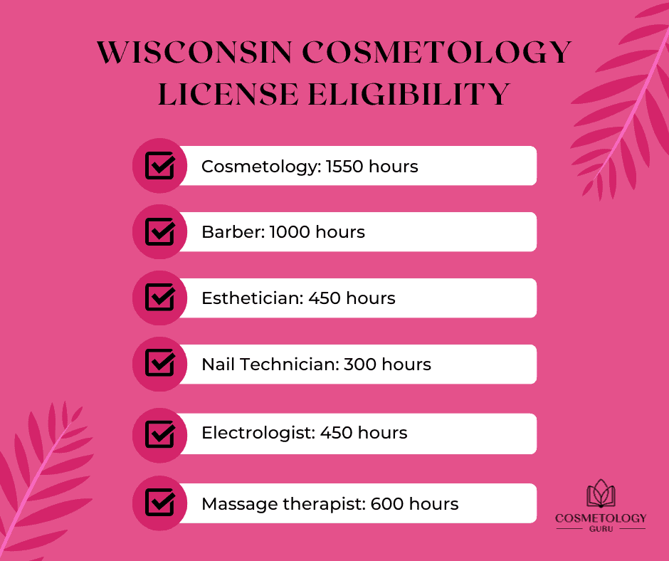 Wisconsin cosmetology license eligibility