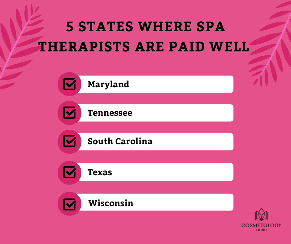 5 States Where Spa Therapists Are Paid Well
