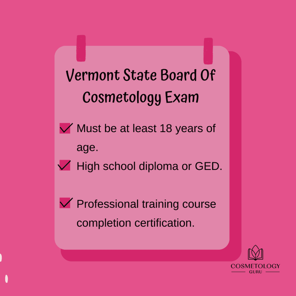 Vermont State Cosmetology Practice Test