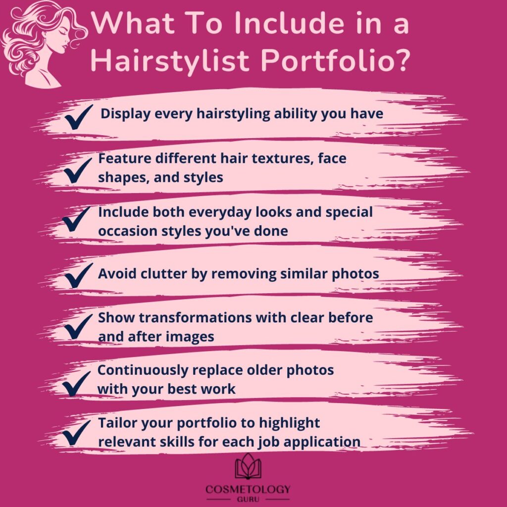 How to make an Hairstylist Portfolio